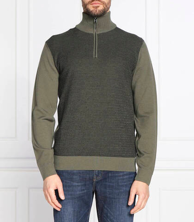 Свитер Ladamo BOSS BLACK - хаки(50477394)