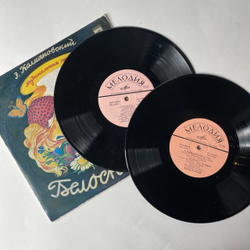 Винтажная виниловая пластинка Э. Колмановский, Детская Сказка Белоснежка (СССР 1978) 10 дюймов