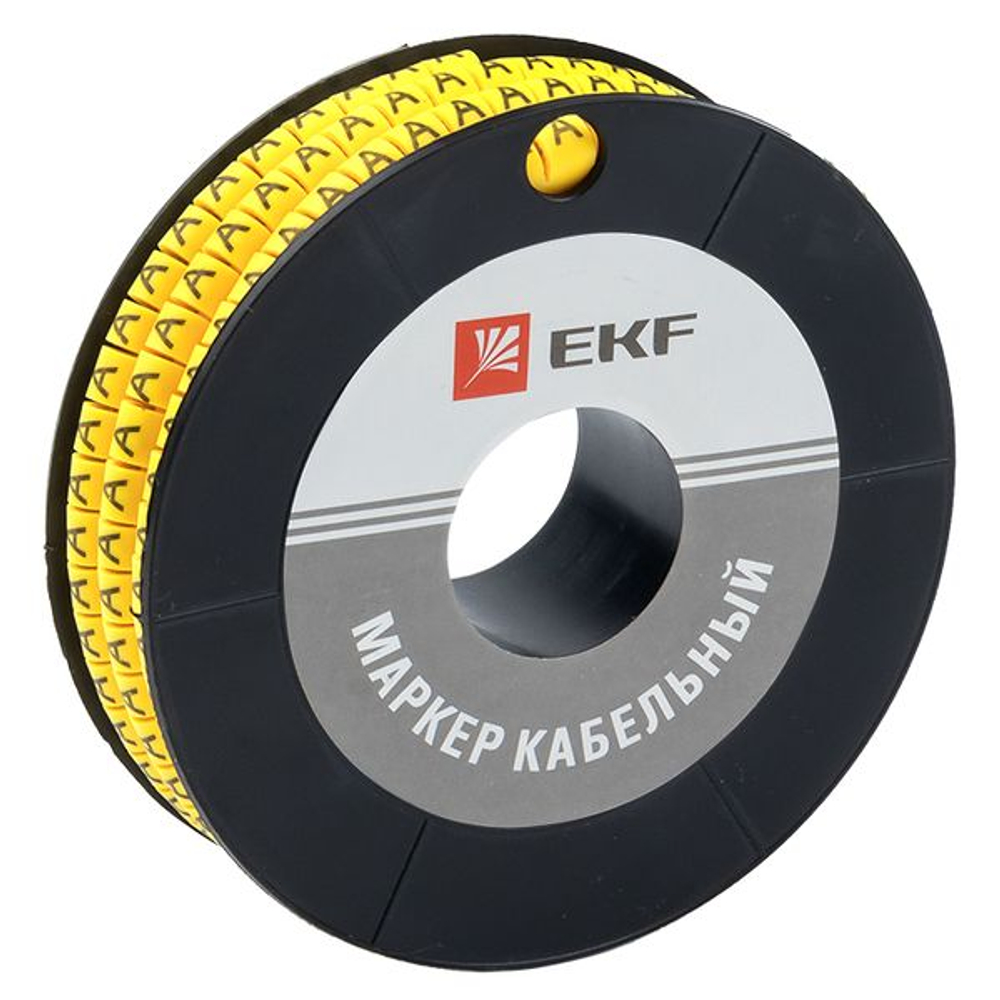 Маркер кабельный 4,0 мм2 "A" (500 шт.) (ЕС-2) EKF PROxima (200.00 шт.)
