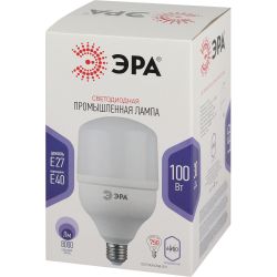 Лампа светодиодная POWER ЭРА STD LED T160-100W-6500-E27/E40 100Вт колокол холодный дневной свет Е27/Е40 | Лампы cветодиодные POWER
