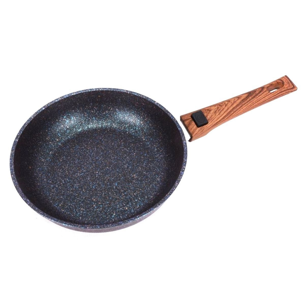 Сковорода алюминий, 28 см, антиприг, Kukmara, Granit Ultra, син, сгг282а, съем руч