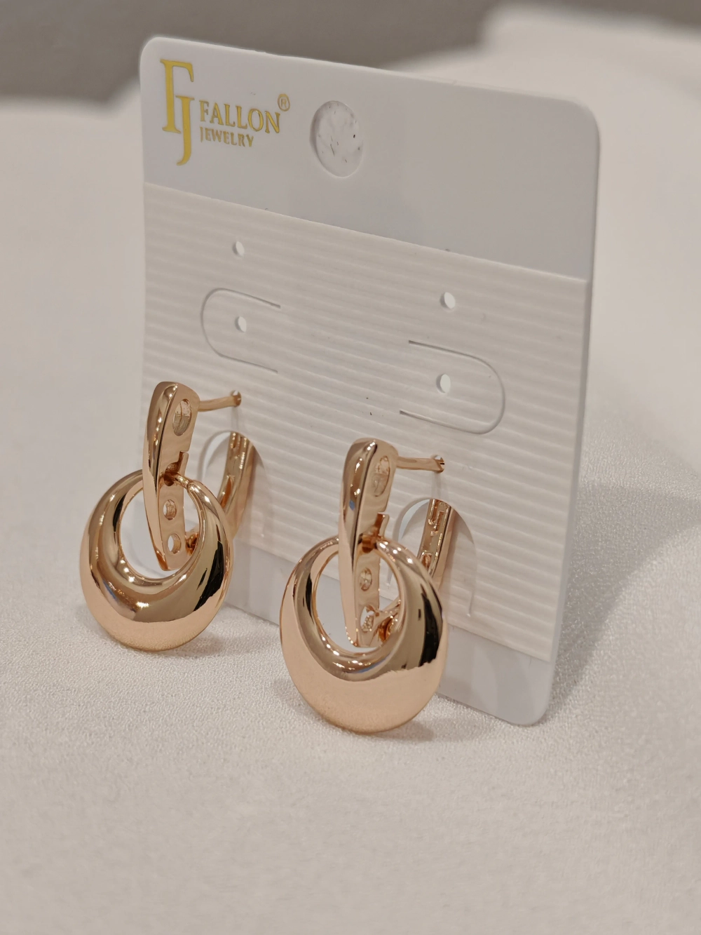 Серьги Fallon «Медальоны» Gold 18K