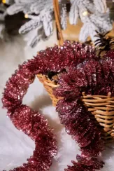 Мишура Волна д.50 мм., дл.2 м., розовый, КАЗ КОМ (Г-282/розовый)