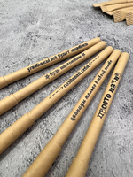 Набор крафтовых ручек с надписями