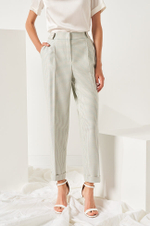 3961 Брюки женские (бирюзовая клетка)