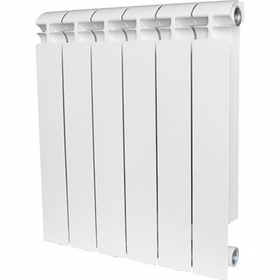 Радиатор алюминиевый секционный Stout Alpha AL 350 х 4 секции (подключение боковое)