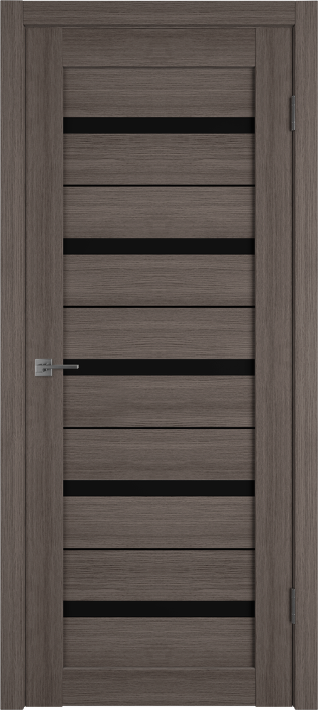 Дверь Atum Al 7 / Grey / Black Gloss BM / Владимирские двери