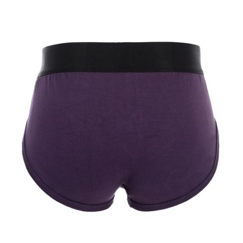 Мужские трусы брифы фиолетовые набор 4 в1 Calvin Klein CK52456