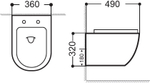 Унитаз подвесной Aquanet Rimless Cetus W Short LX-1900