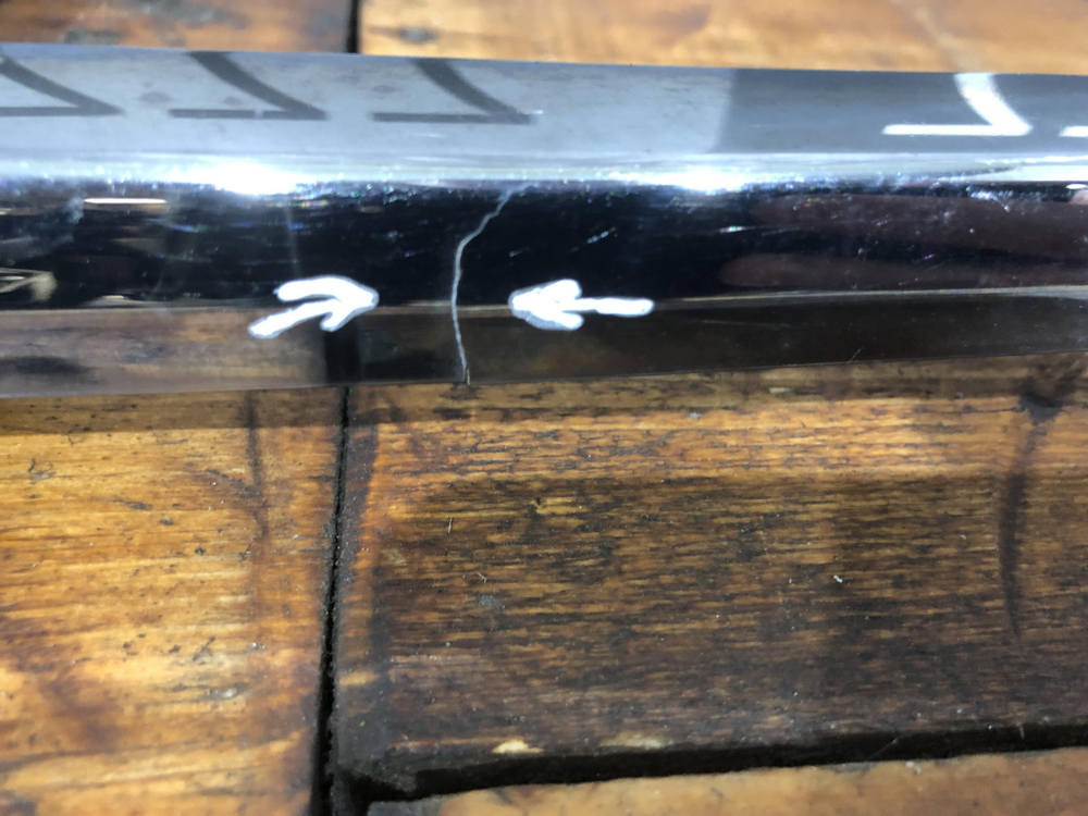 Молдинг переднего бампера правый Lada Vesta 15-22 Б/У Оригинал 8450008669