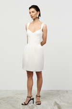 Платье мини с чашечками