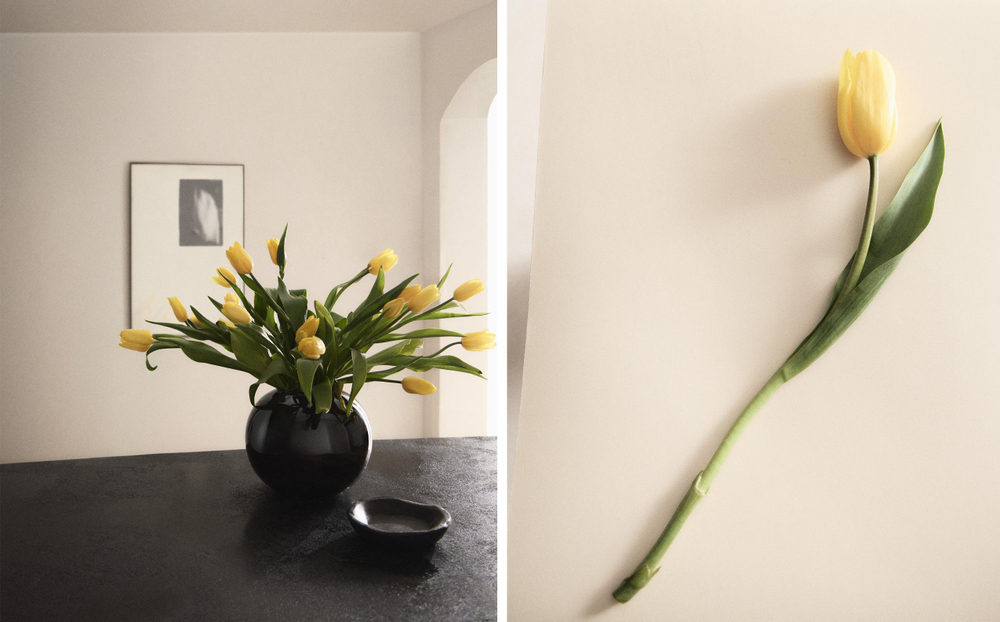 Zara Home Ваза из керамики, цвет коричневый, 25 см