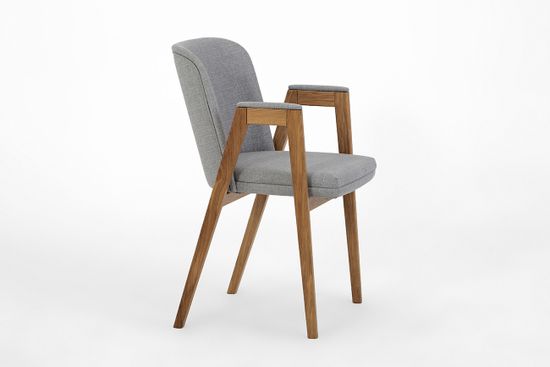 Кресло Бостон (дуб/тон 344 темный дуб/ткань Siesta Latte)