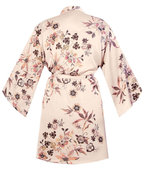 Халат Xiana с длинным рукавом (Размер: XL) (Цвет: бежевый)