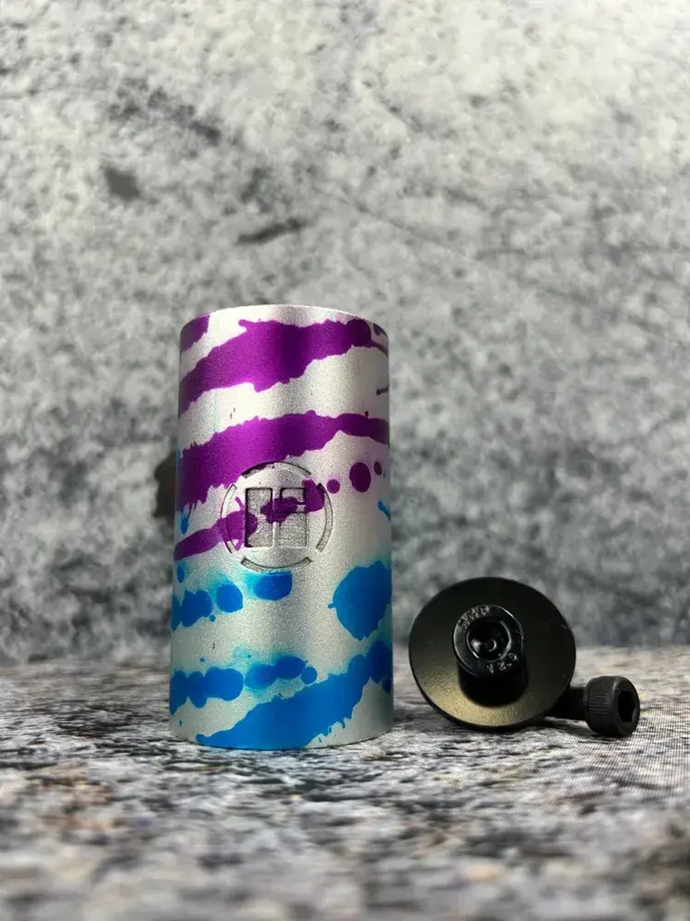 Хомут HIPExtreme H5 SCS 31.8 мм, 4 болта, синий/фиолетовый