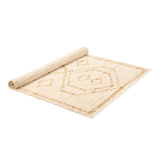 Ковер из джута и переработанного хлопка kolkata из коллекции ethnic, 200х300см