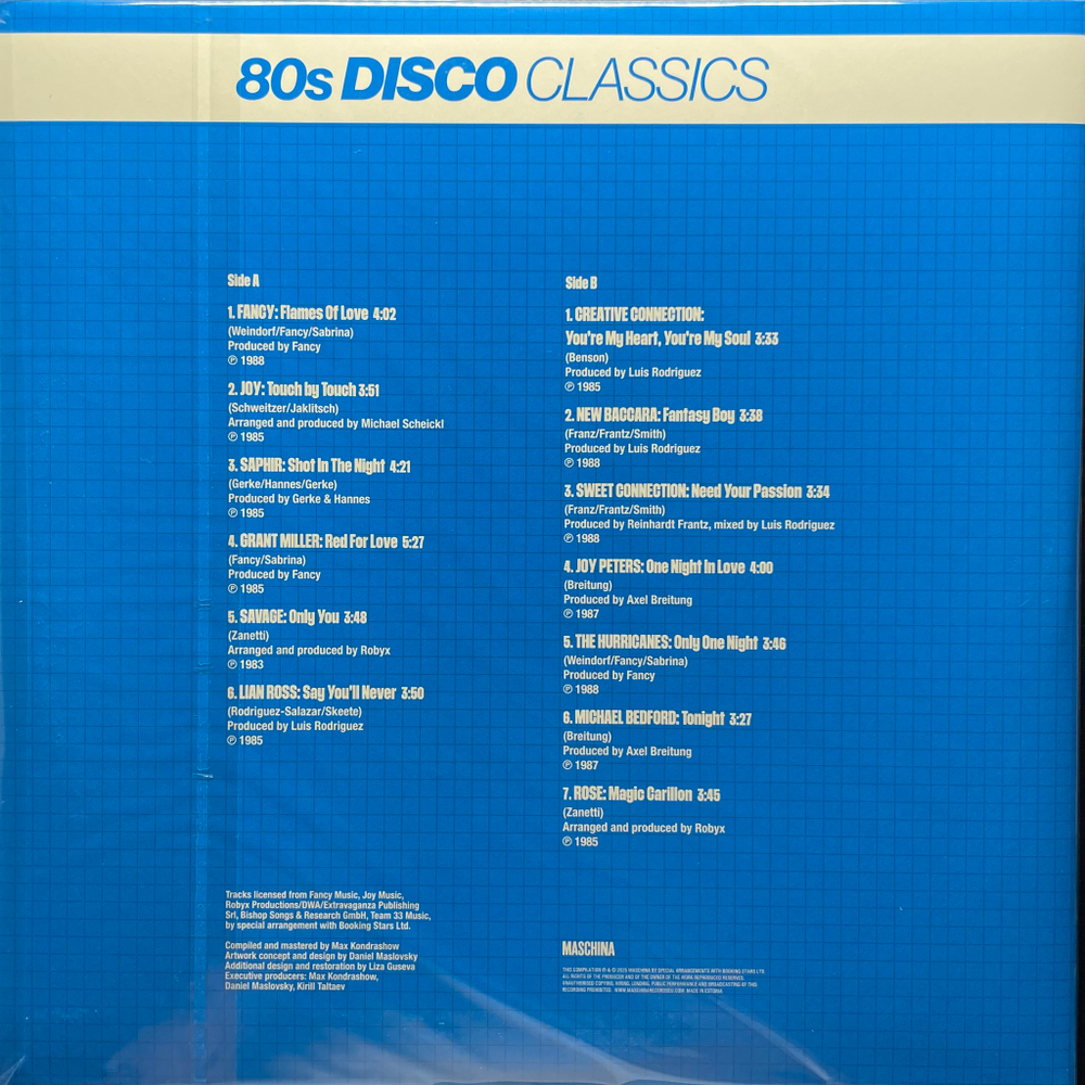 Сборник Dancemaschina: 80s Disco Classics (Эстония 2025г.)