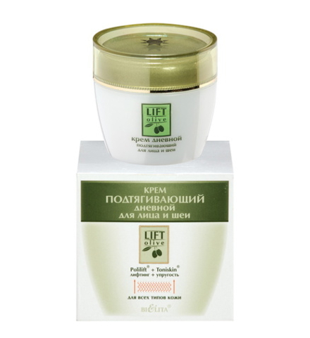 Крем подтягивающий дневной "Lift-Olive" для лица и шеи 50мл. Белита