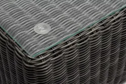 "Боно" лаунж-зона из искусственного ротанга, цвет графит