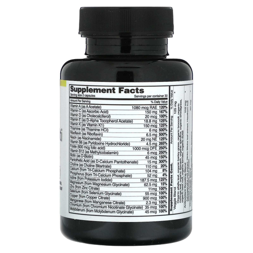 Snap Supplements, Мультивитамины для женщин, 60 капсул