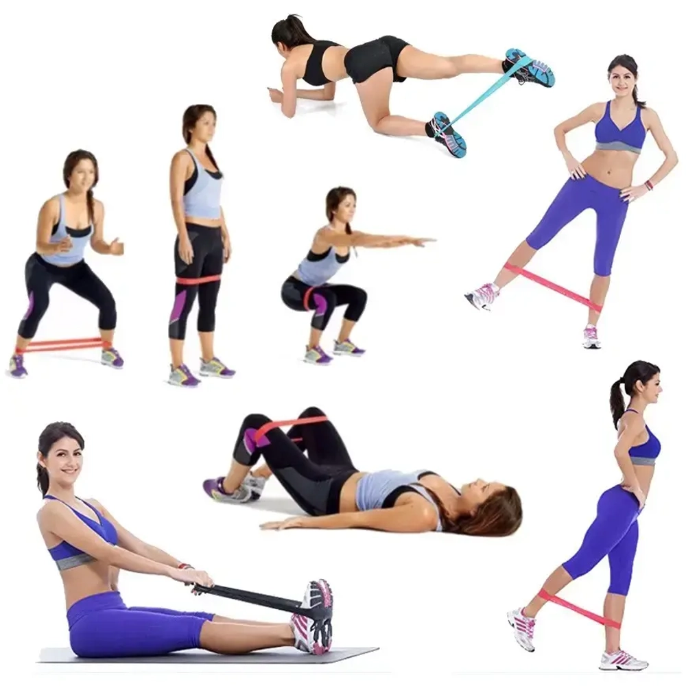 Резинка для фитнеса 0,7*5*30 см (до 12 кг)