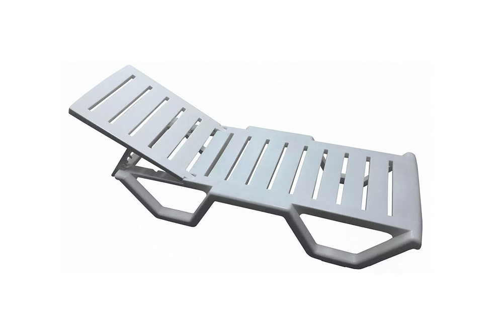 Шезлонг Tweet пластиковый белый