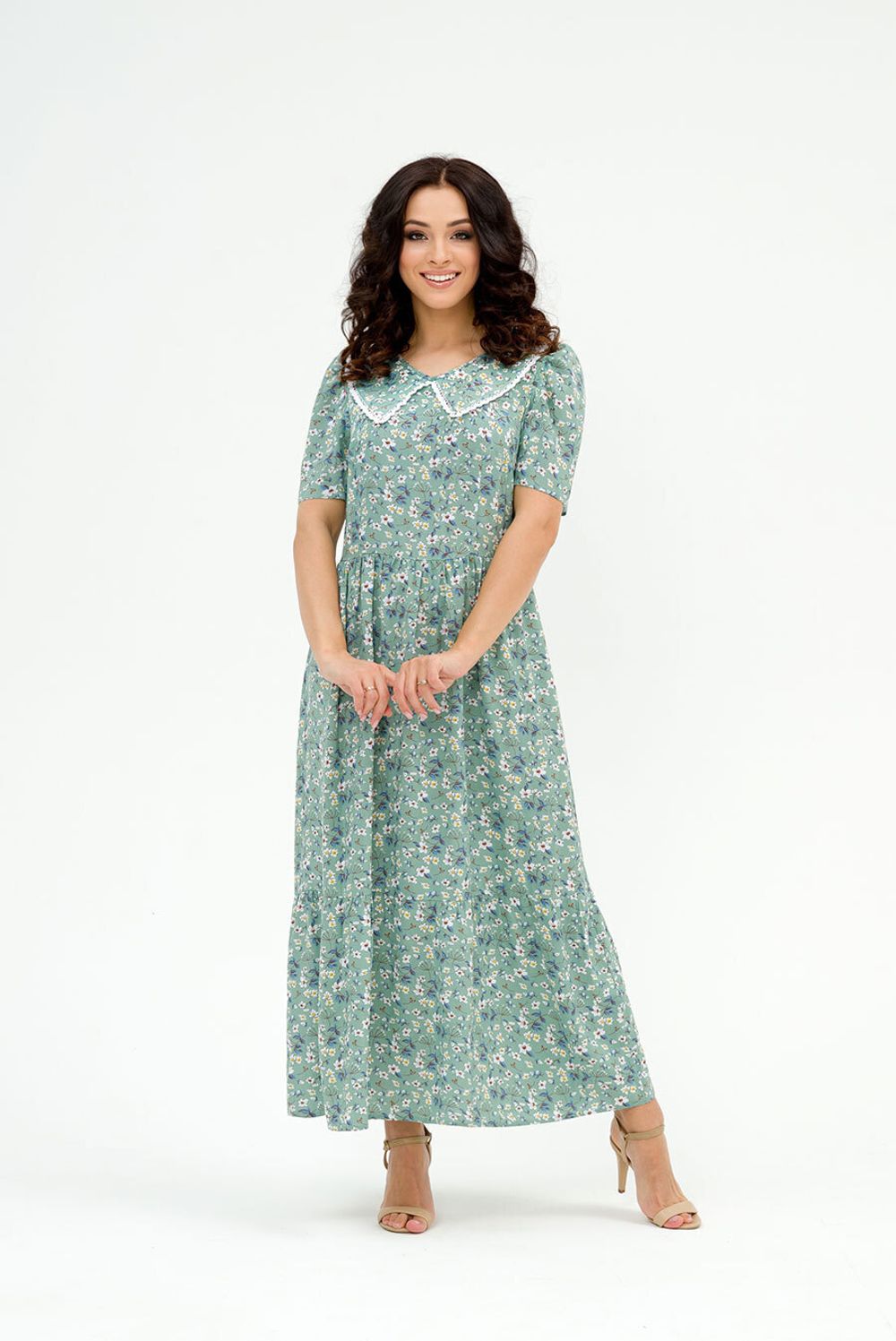 Платье Эвелина (44-52) Serenada ментоловый (Акция)