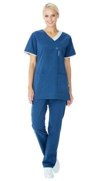 Комплект женский "Корфу" (синий/серый)