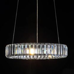 Citilux Чезаре CL338141 LED Люстра хрустальная с пультом Хром