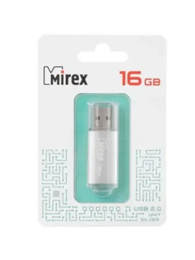 Память USB Flash 16 ГБ Unit 13600-FMUUSI16 SILVER