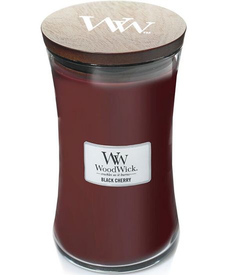 Черная черешня, ароматическая свеча, WoodWick