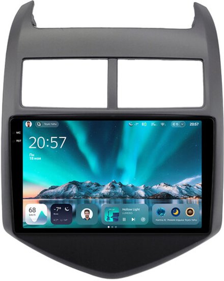 Магнитола для Chevrolet Aveo 2 2012-2015 - Teyes CC4 монитор 9.2" 2K QLED на Android 14, Snapdragon 680, DSP, CarPlay, 4G SIM-слот
