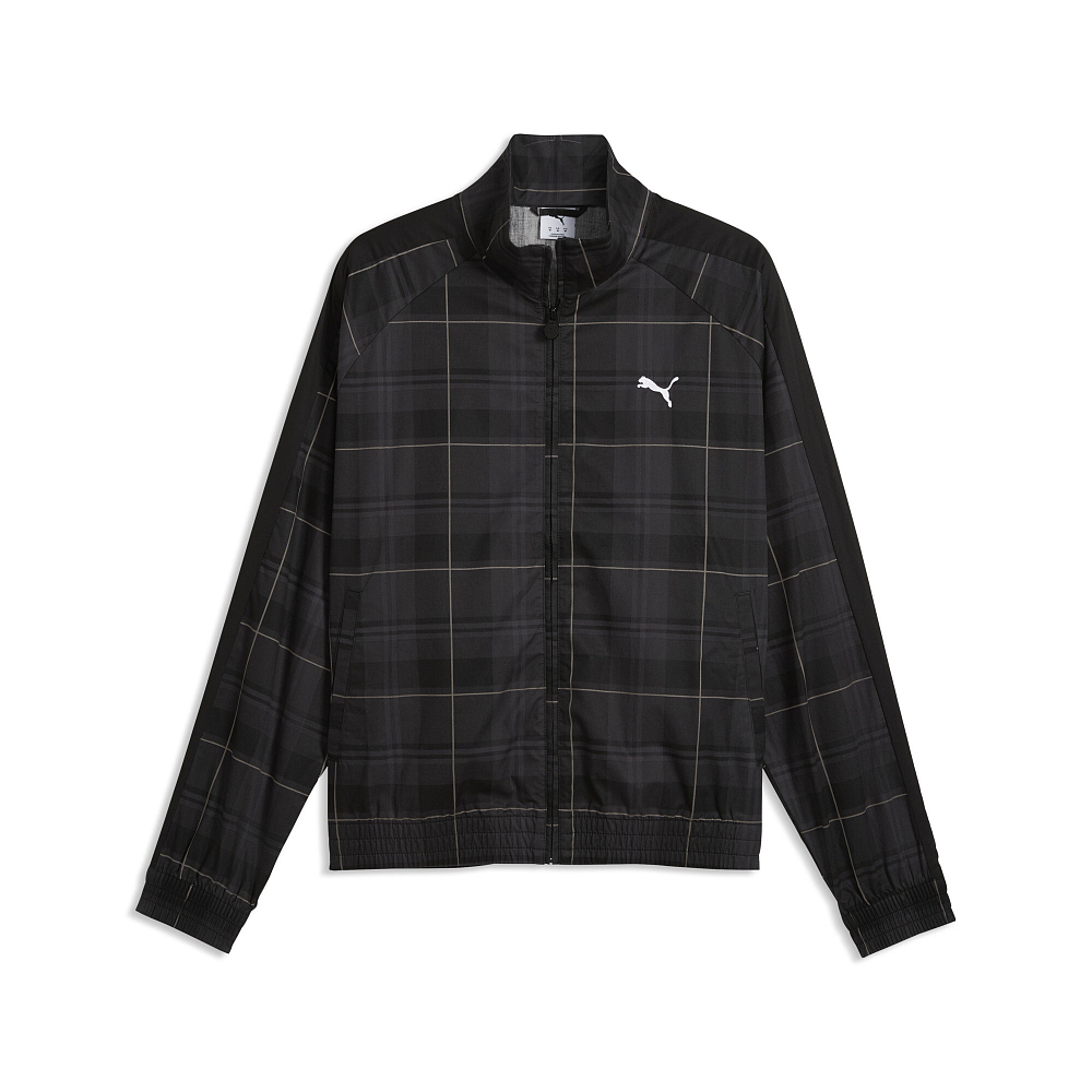 Мужская олимпийка PUMA T7 Relaxed Tartan Woven Track Jacket