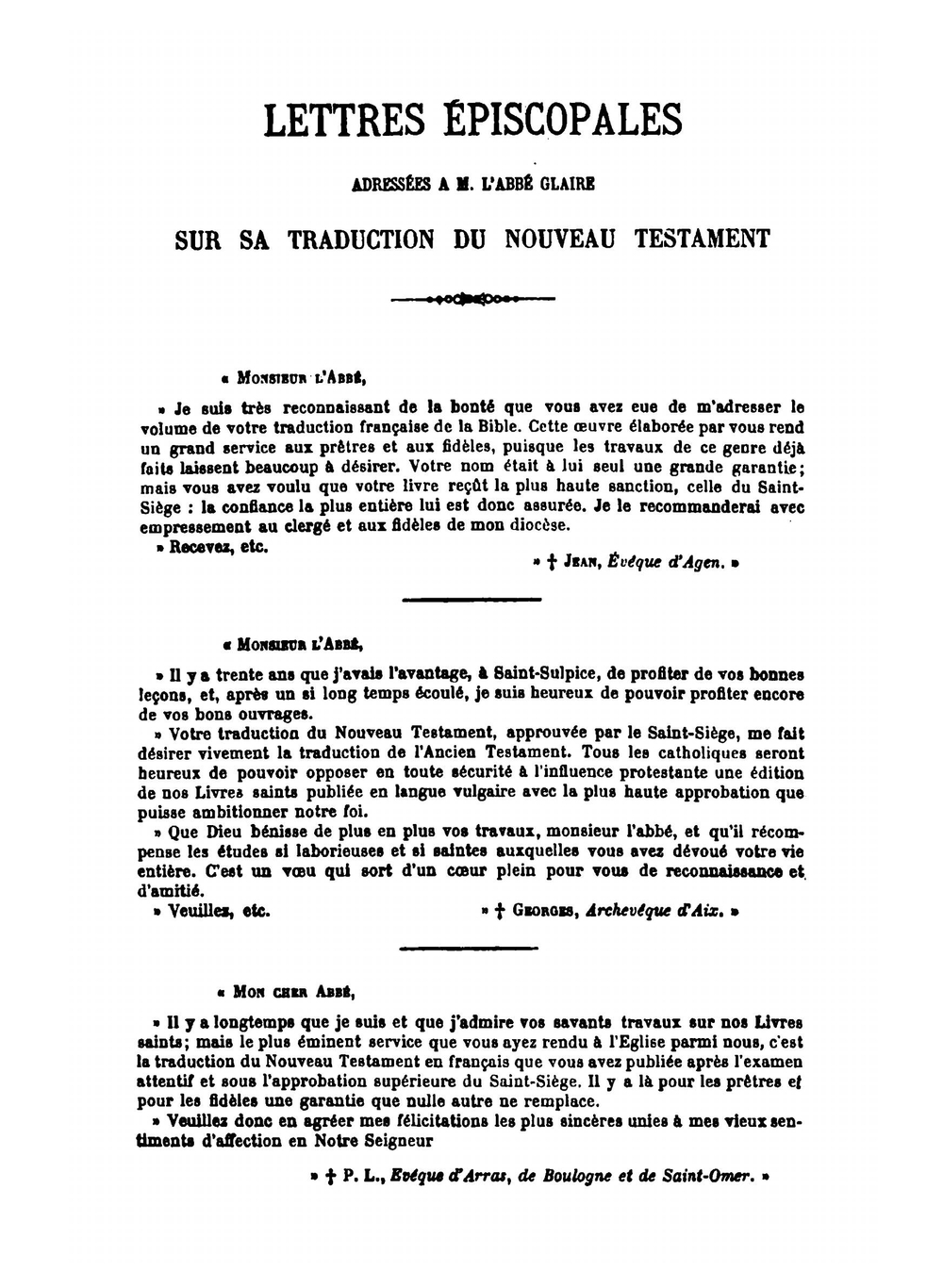 La Sainte Bible selon la Vulgate traduite en français, avec des notes | F. Vigouroux
