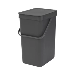 Brabantia - Контейнер для мусора Sort &amp; Go 12л, серый / артикул   109805  / GTIN 8710755109805
