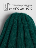 Шапка детская осенняя со снудом