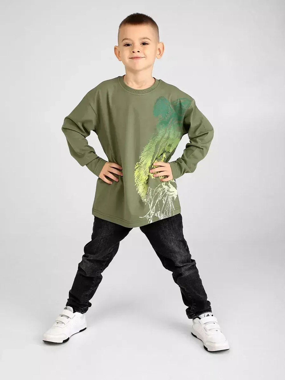 Лонгслив для мальчика на осень
