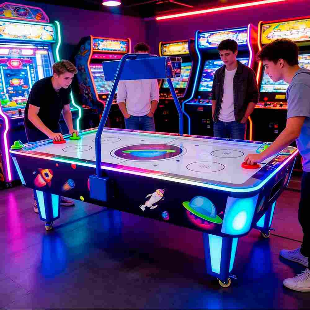 Игровой стол аэрохоккей «Турнир», 2,2×1,2×1,7 м