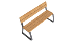 Скамья со спинкой SK00058