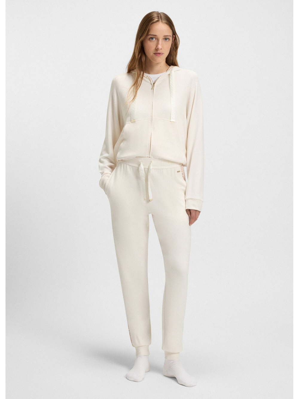 Брюки женские Monogram_Pants Cuff  BOSS
