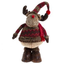 GAEM Игрушка набивная "Олень" (телескоп ноги), L26 W17 H97/45 см