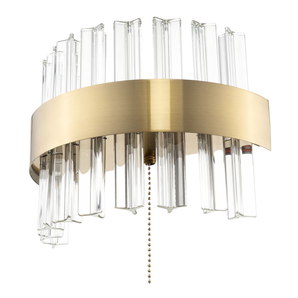 Citilux Рианна CL337313 LED Бра хрустальное с выключателем Бронза