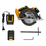 Пила циркулярная аккумуляторная бесщет. CCSH-BL-20-185, 185 мм, Li-Ion, 20 В// Denzel