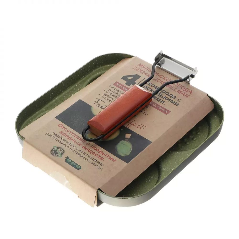 Сковорода для оладий 24х24см Kitchen Star Millman