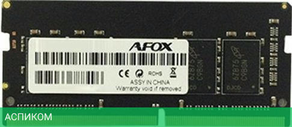 Оперативная память AFOX 8GB DDR4 PC4-21300 (AFSD48FH2P)