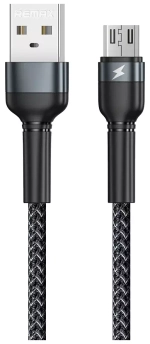 Кабель 1m USB/Micro 2.4A RC-124m Remax black