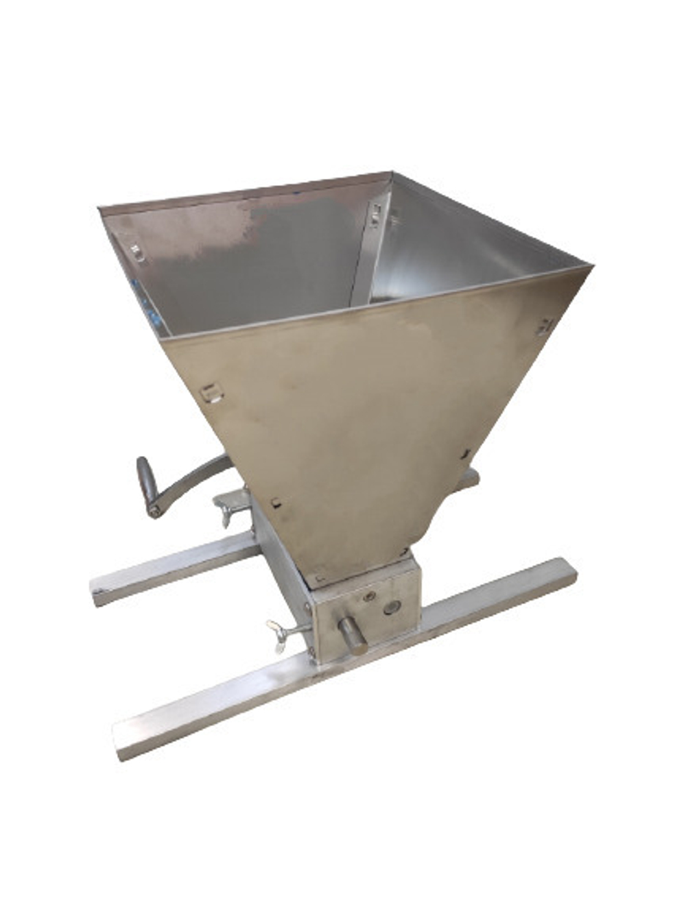 Дробилка/мельница двухвальцовая для солода или зерна ручная