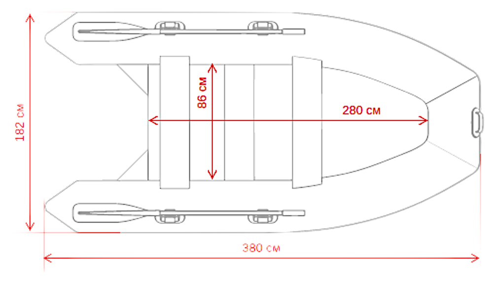 Лодка ПВХ Gladiator Air Expedition E380X НДНД -