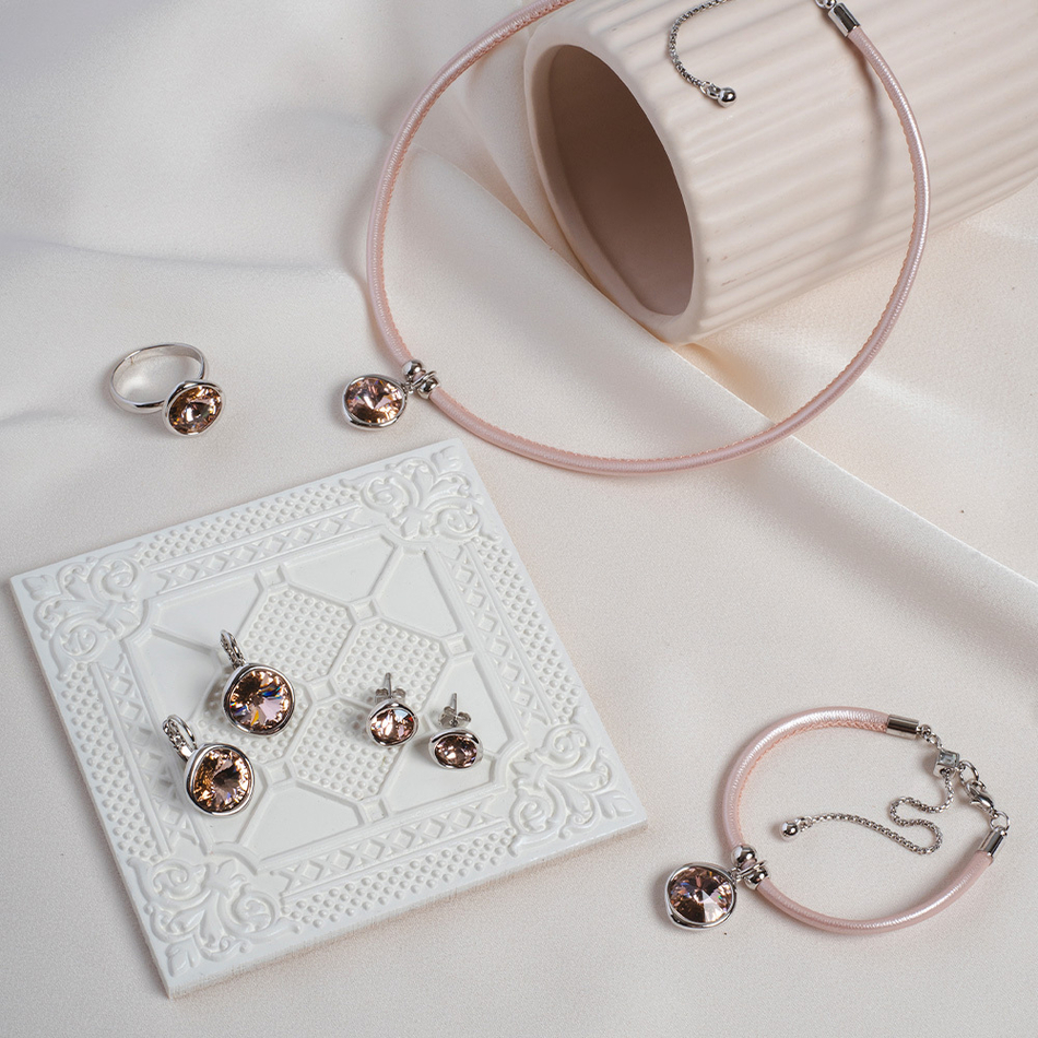 Серьги Fiore Luna Vintage Rose A1902.5 R/RG