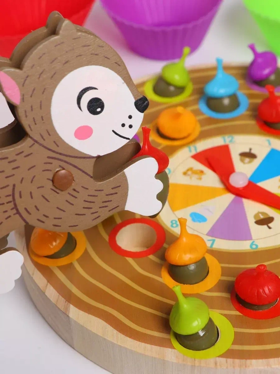 Развивающая игра Белочка и орешки